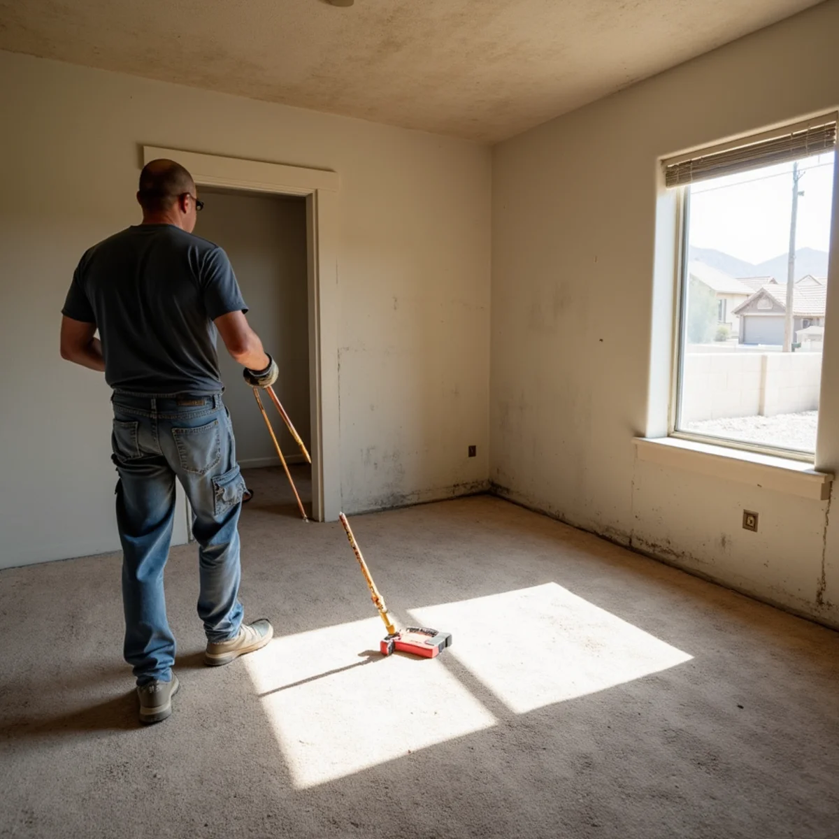 Restored interior following attic mold removal