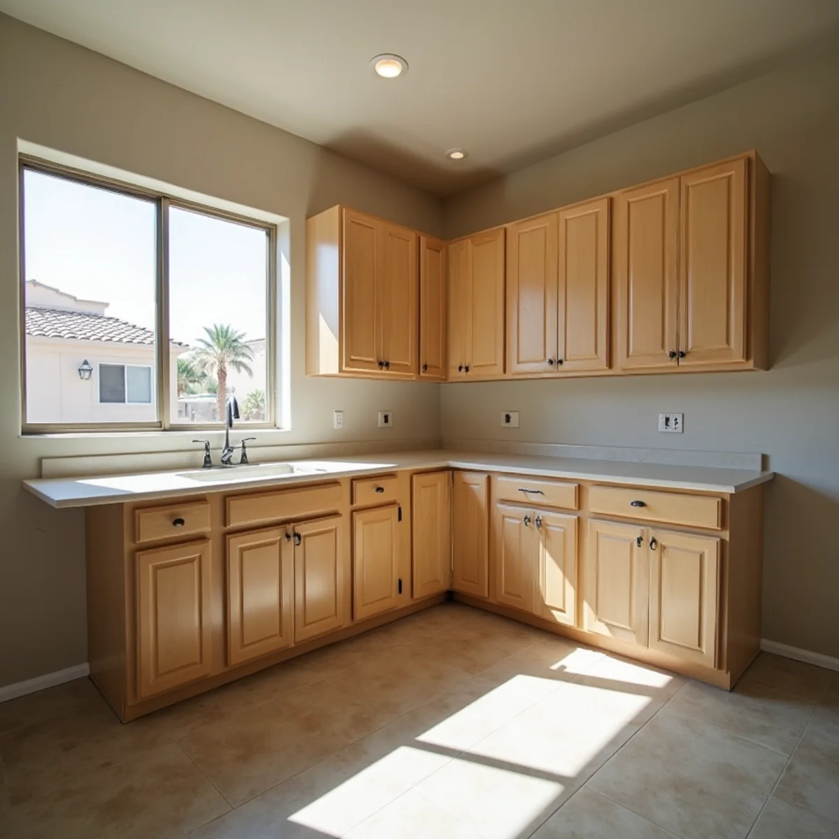 Restored interior following cabinet restoration