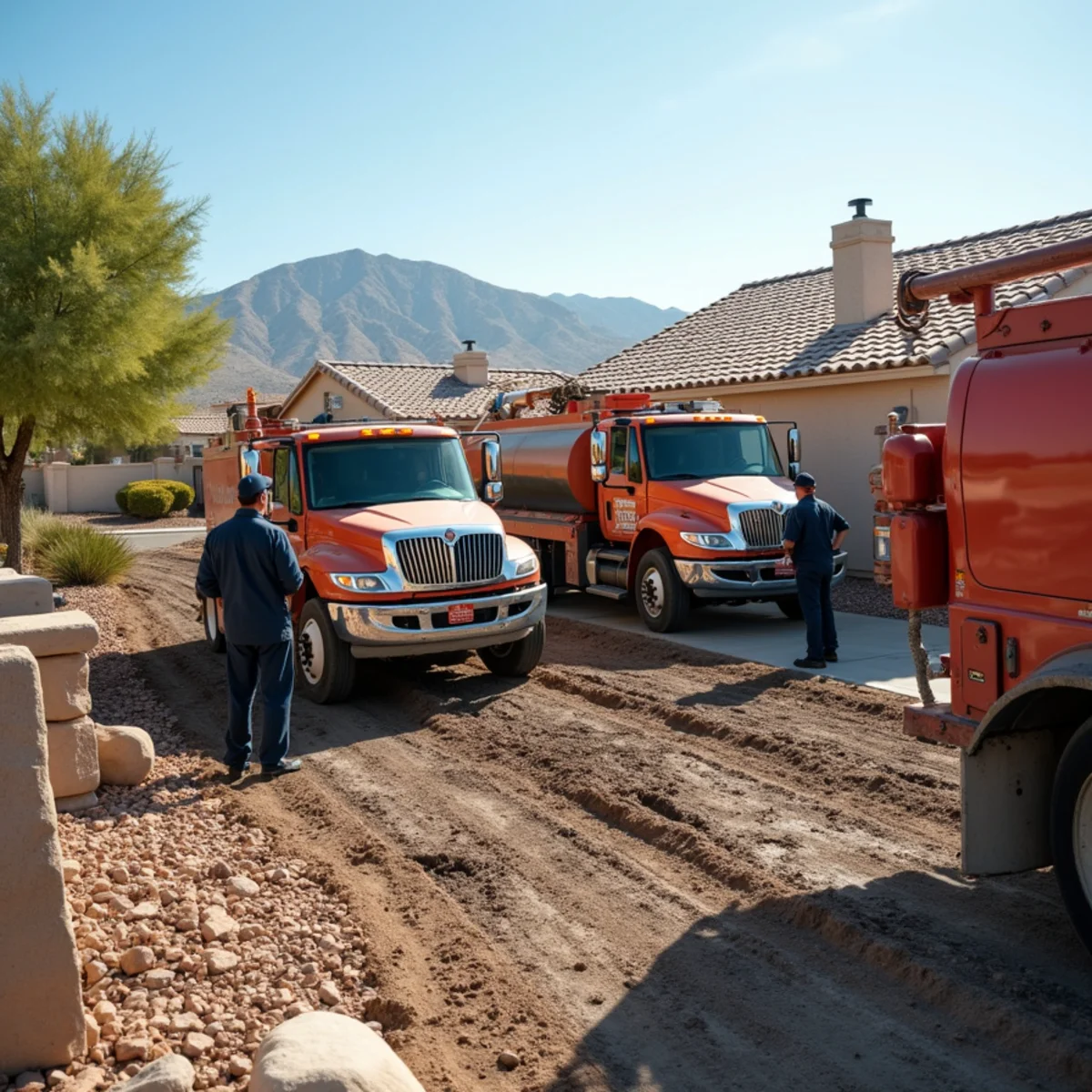 Monsoon flood damage cleanup in Las Vegas Nevada