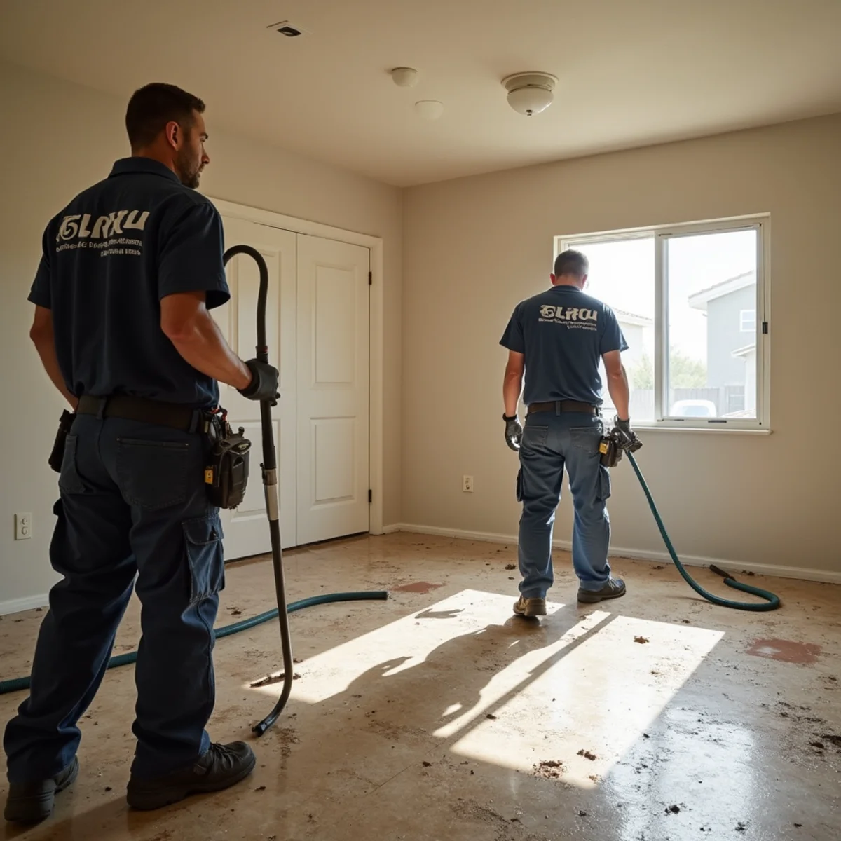 Restored interior following hoarding cleanup