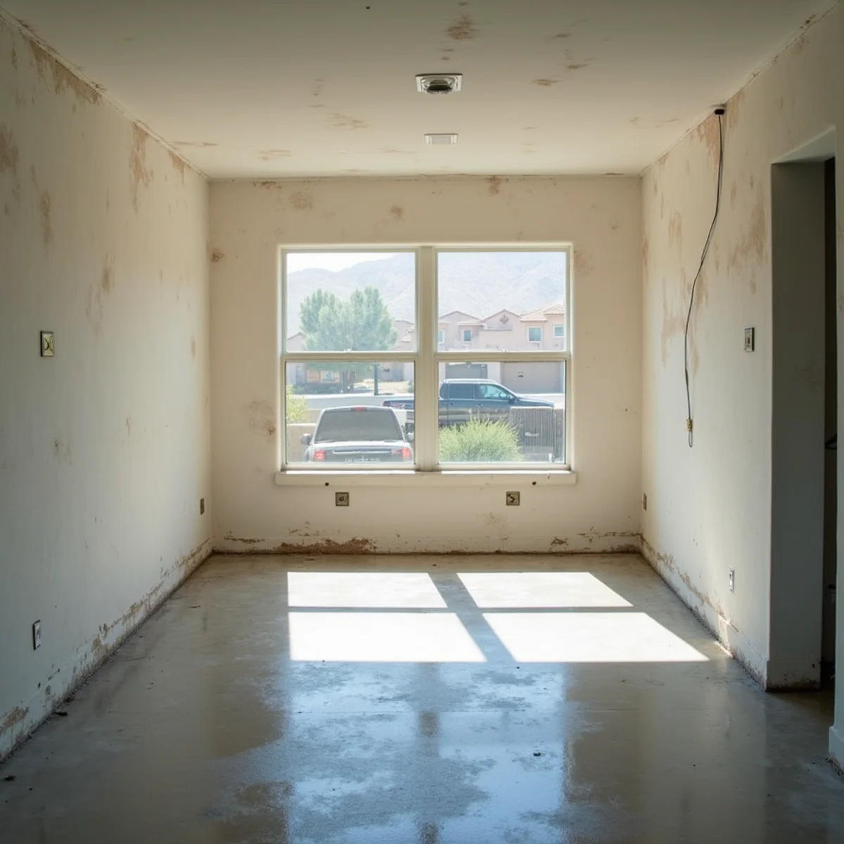 Restored interior following meth lab cleanup