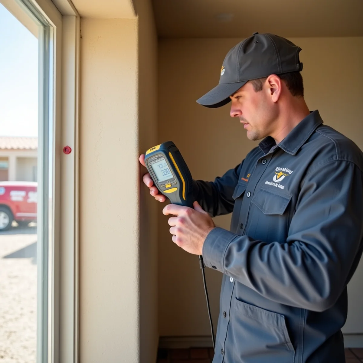 Moisture detection and structural drying in Moapa Town property