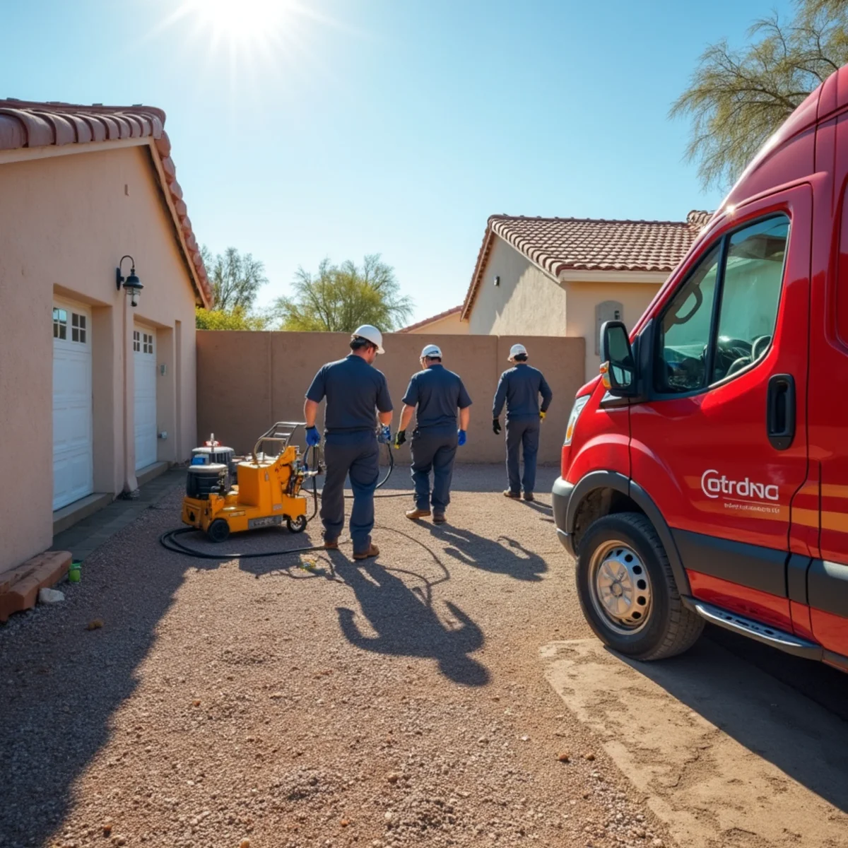 Contained mold remediation and HEPA air scrubbing