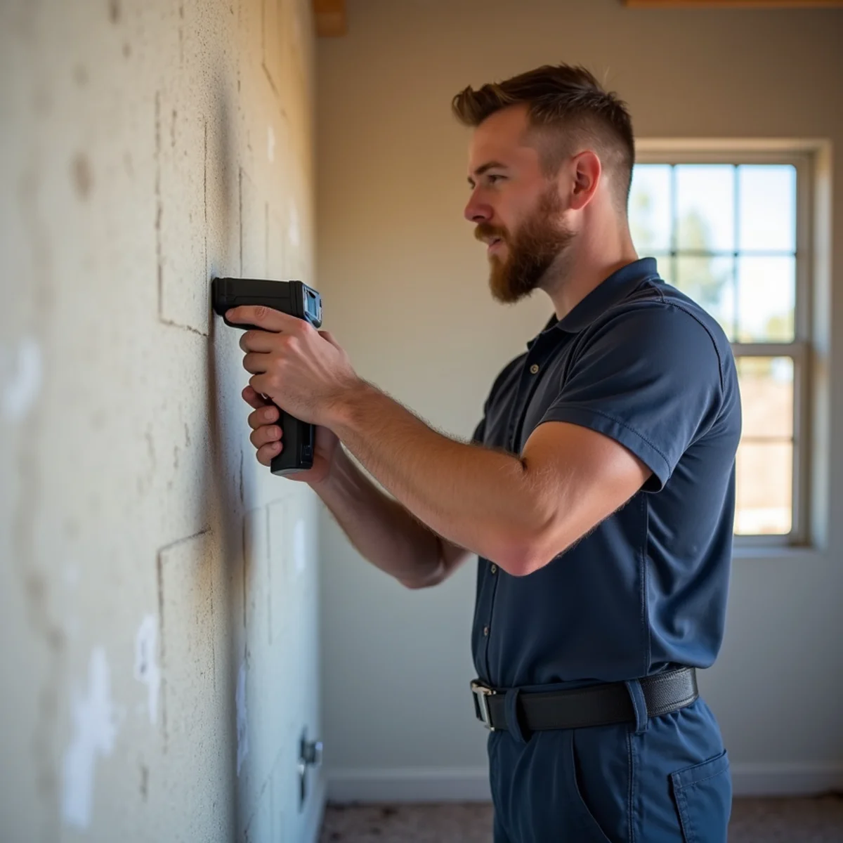 Moisture detection and structural drying in Nelson property