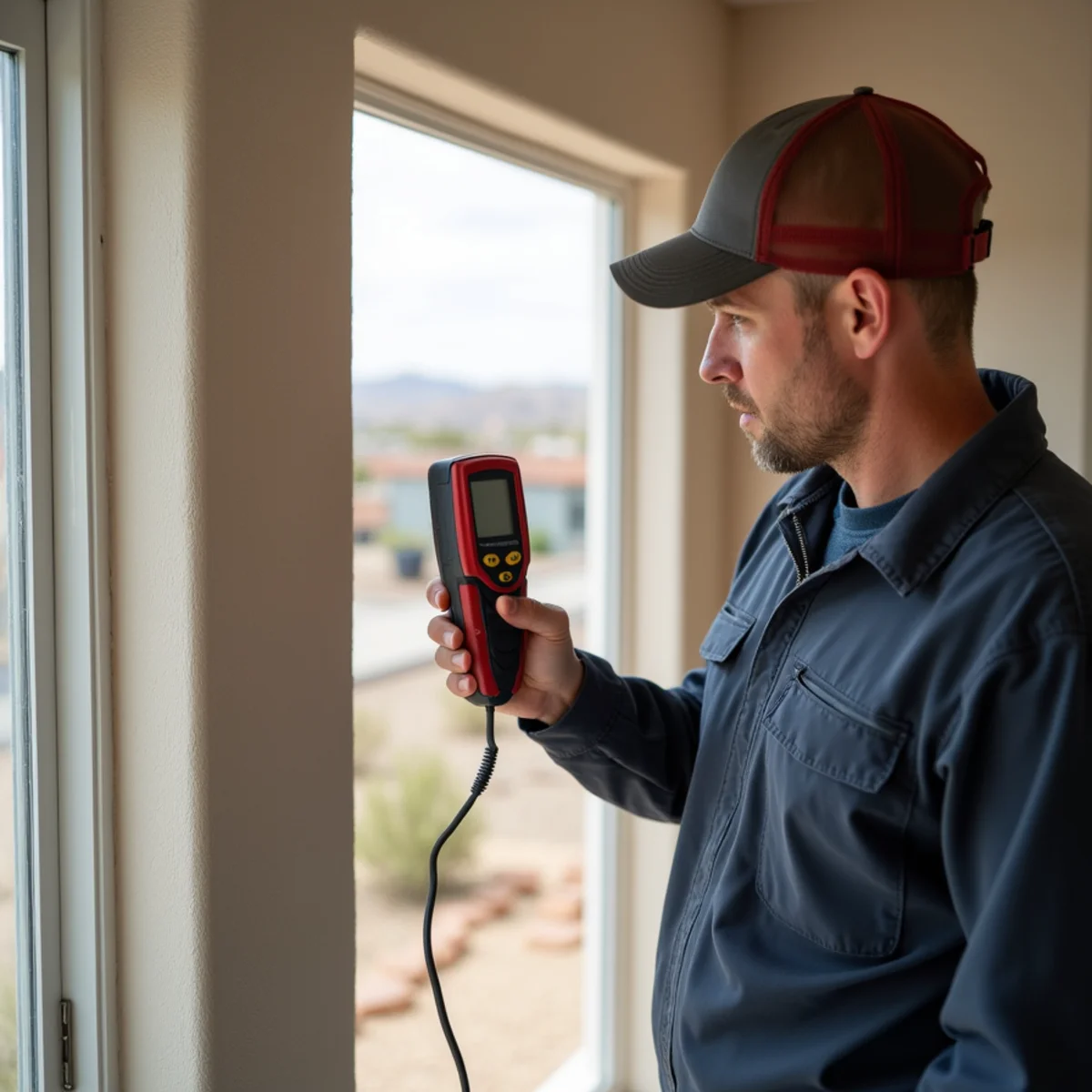 Moisture detection and structural drying in Pahrump property