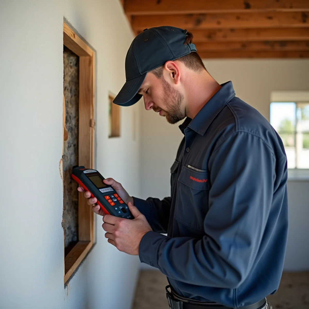 Moisture detection and structural drying in Paradise property