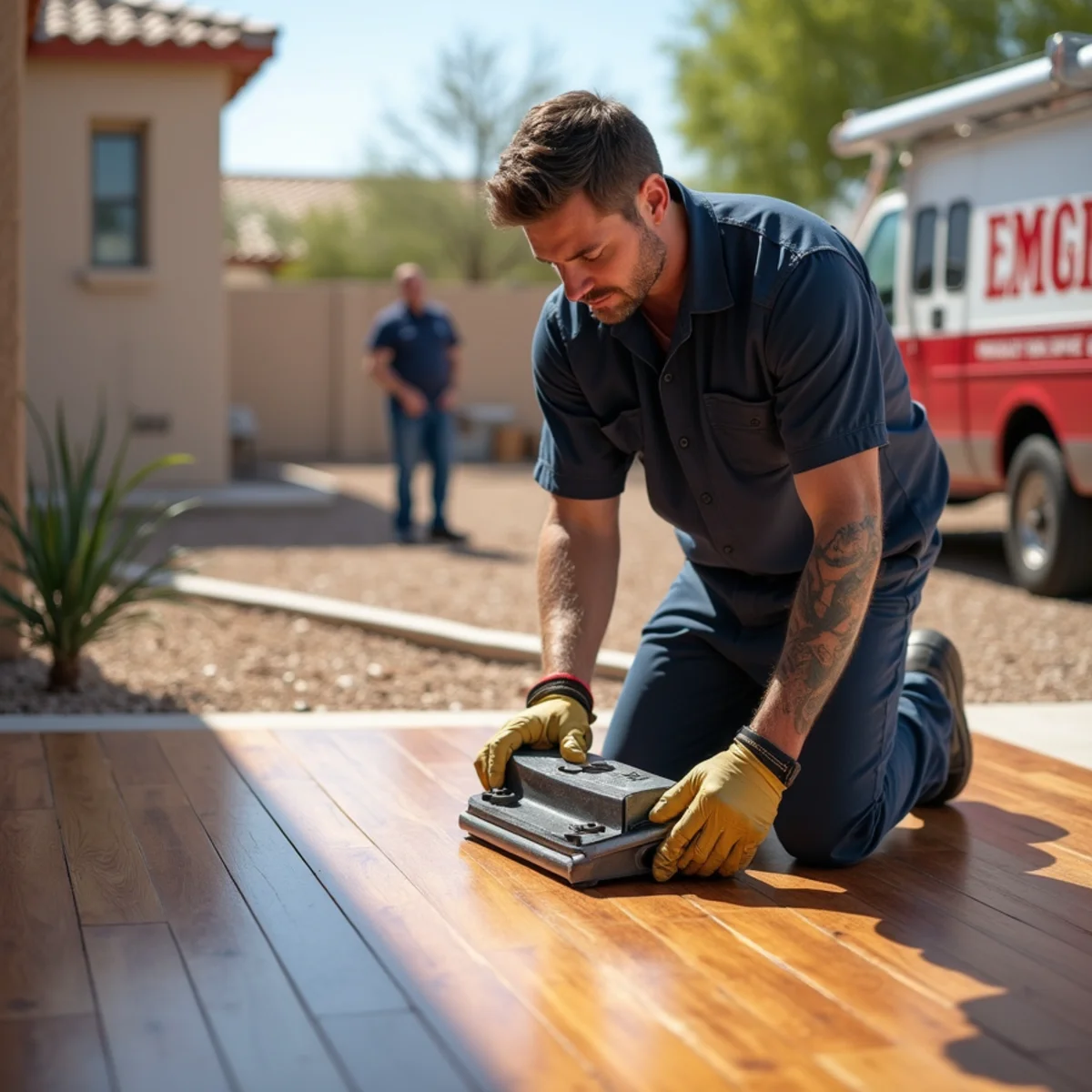 Professional technique for Repair or Replace Water-Damaged Hardwood and LVP